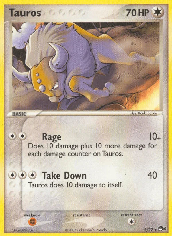 Tauros (5/17) [POP Series 2]