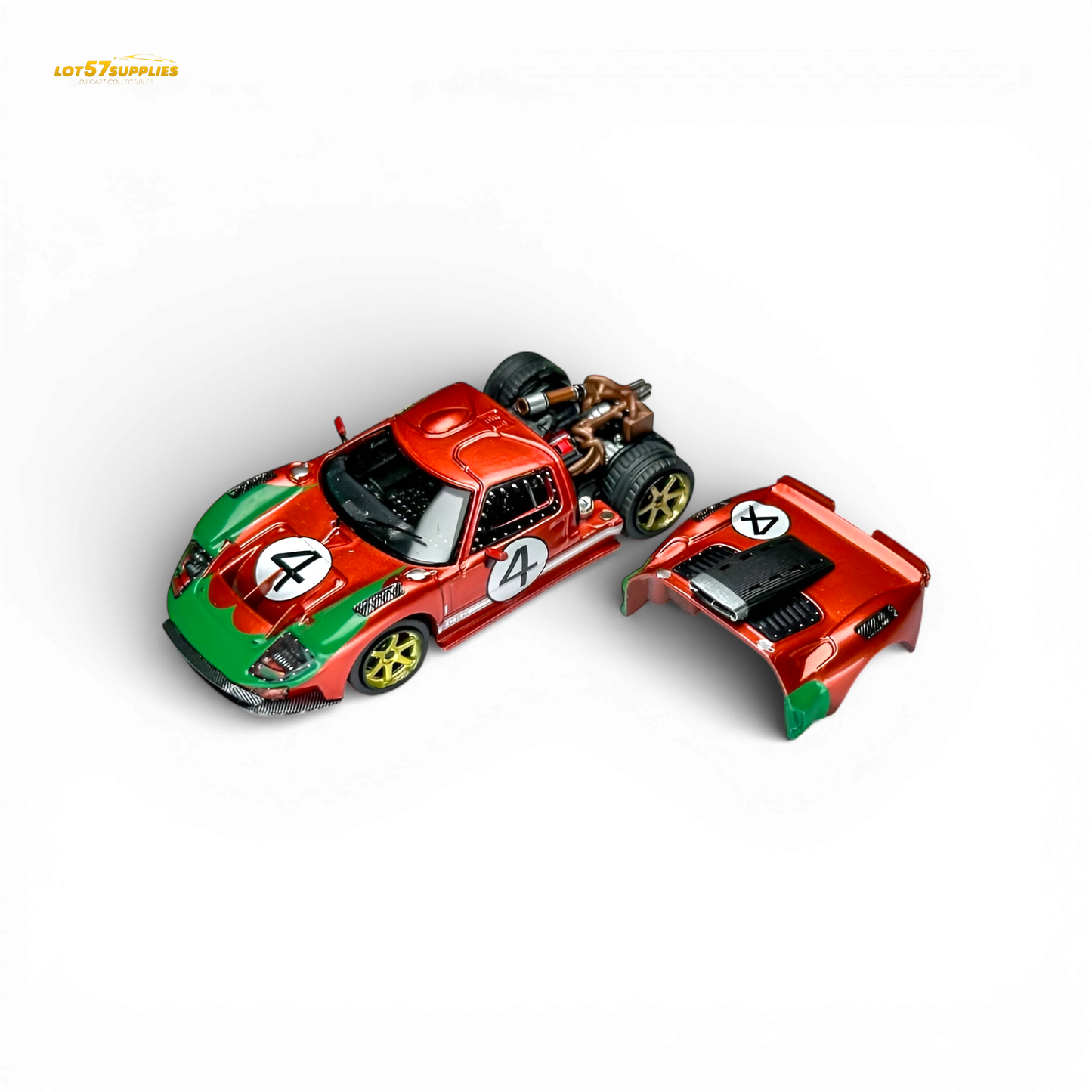 (Pre-Order) Rhino Model RM Ford GT40 - Le Mans Livery 1:64