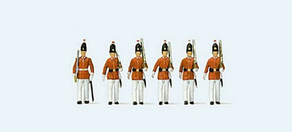 Preiser 24641 HO Scale King's Guard pkg(6)