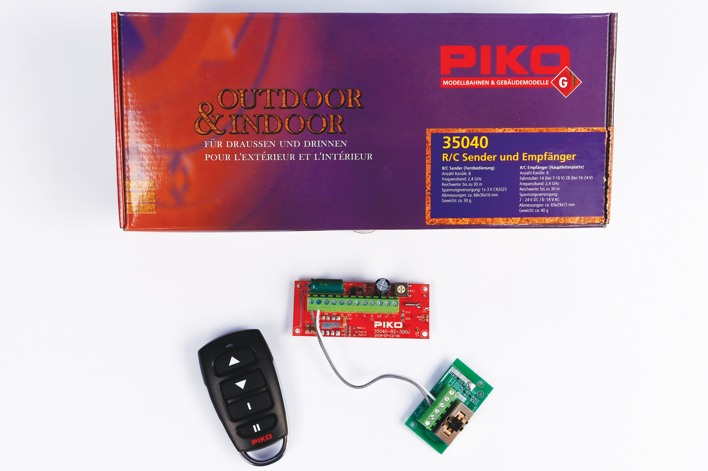 Piko 35040 G Scale R/C Loco Receiver 3.5A w/ Pocket Remote