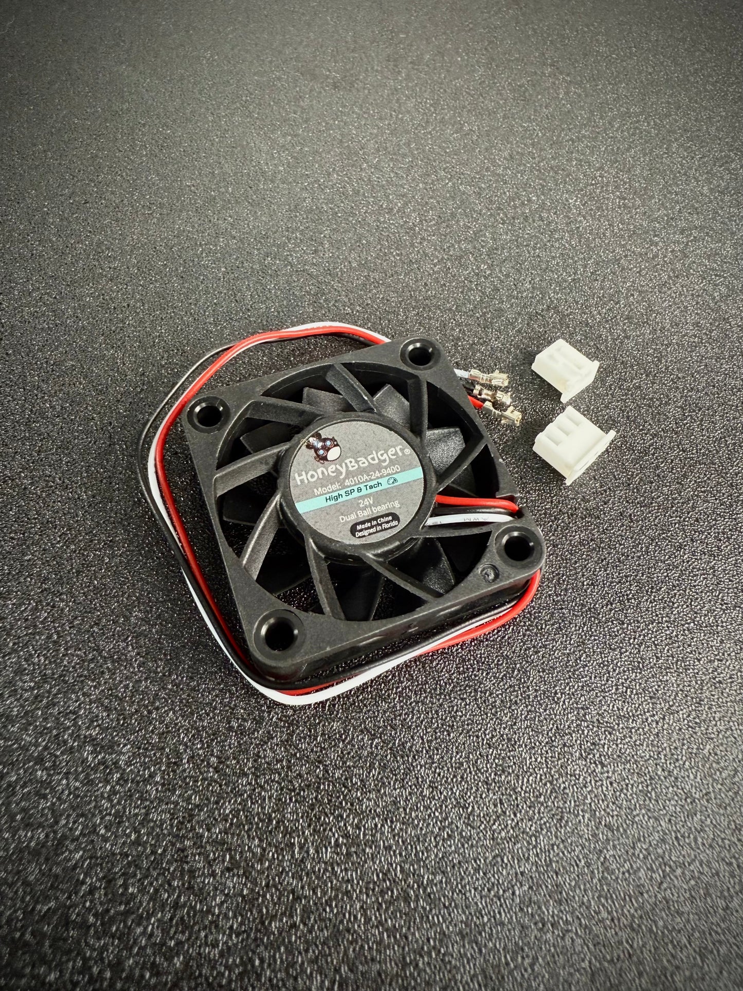 HoneyBadger 4010 Axial Fans — High-Speed Tach (Performance) or Balance Series