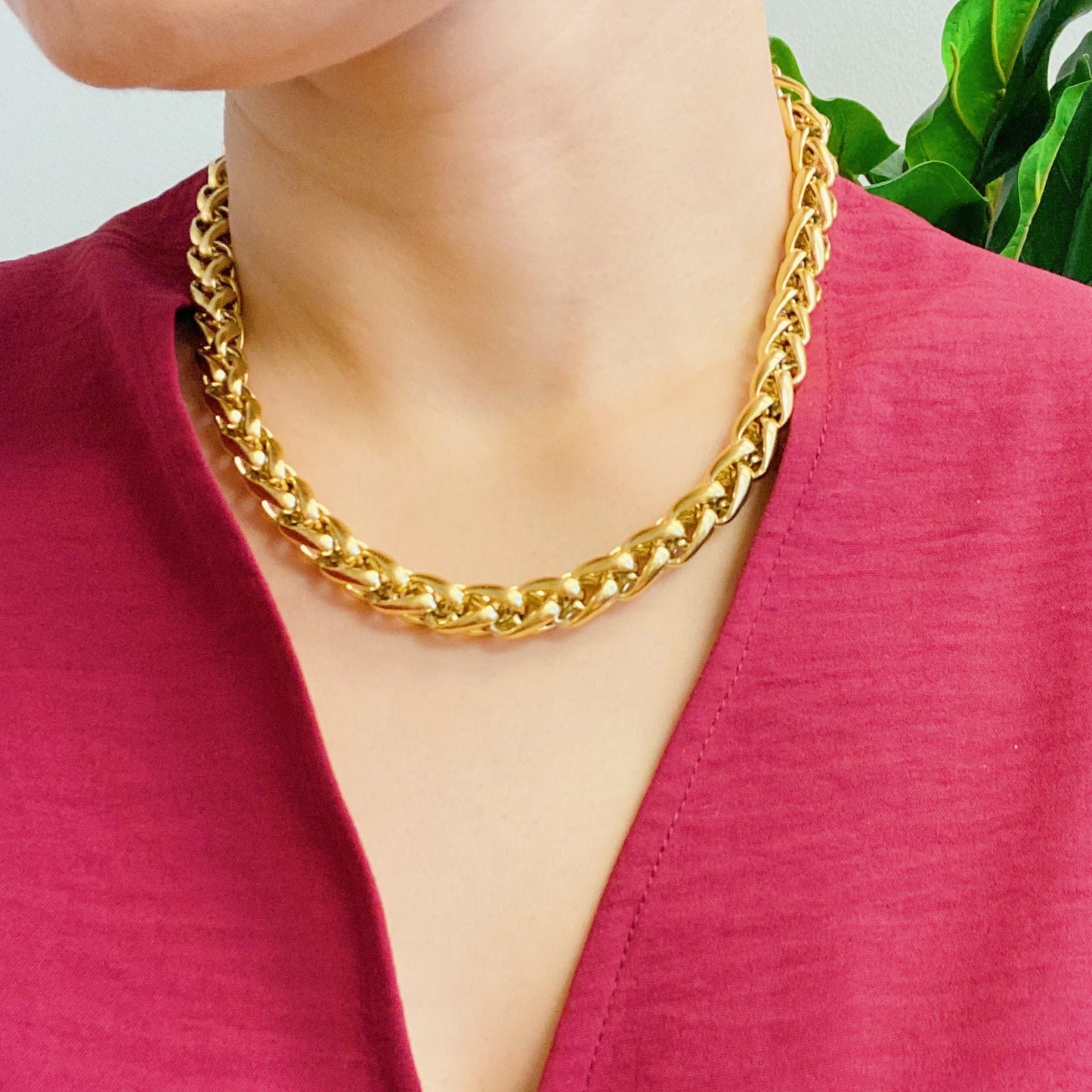 Bold And Edgy Chain Necklace by Ellisonyoung.com