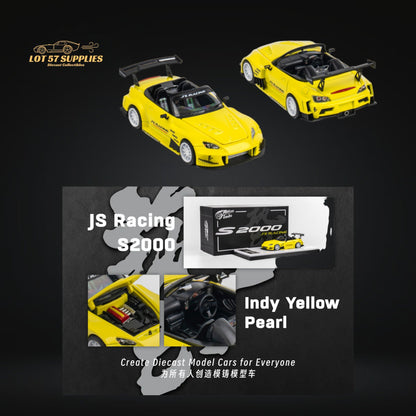 MicroTurbo Honda S2000 JS Racing Indy Yellow Pearl 1:64