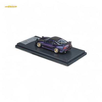 MicroTurbo Nissan 180SX Spirit Rei Purple Chameleon 1:64