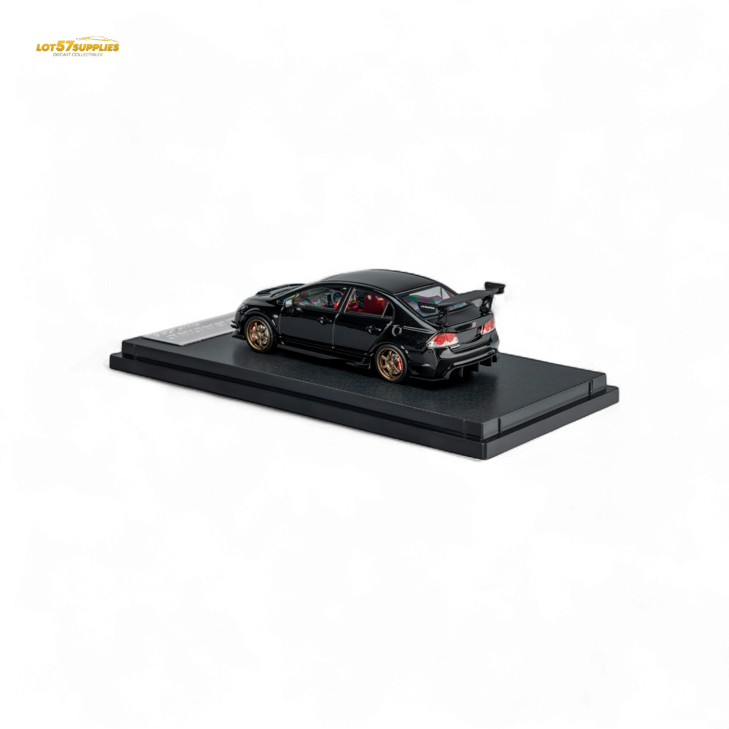 (Pre-Order) Microturbo Custom FD2 J'S Racing - Metallic Black 1:64