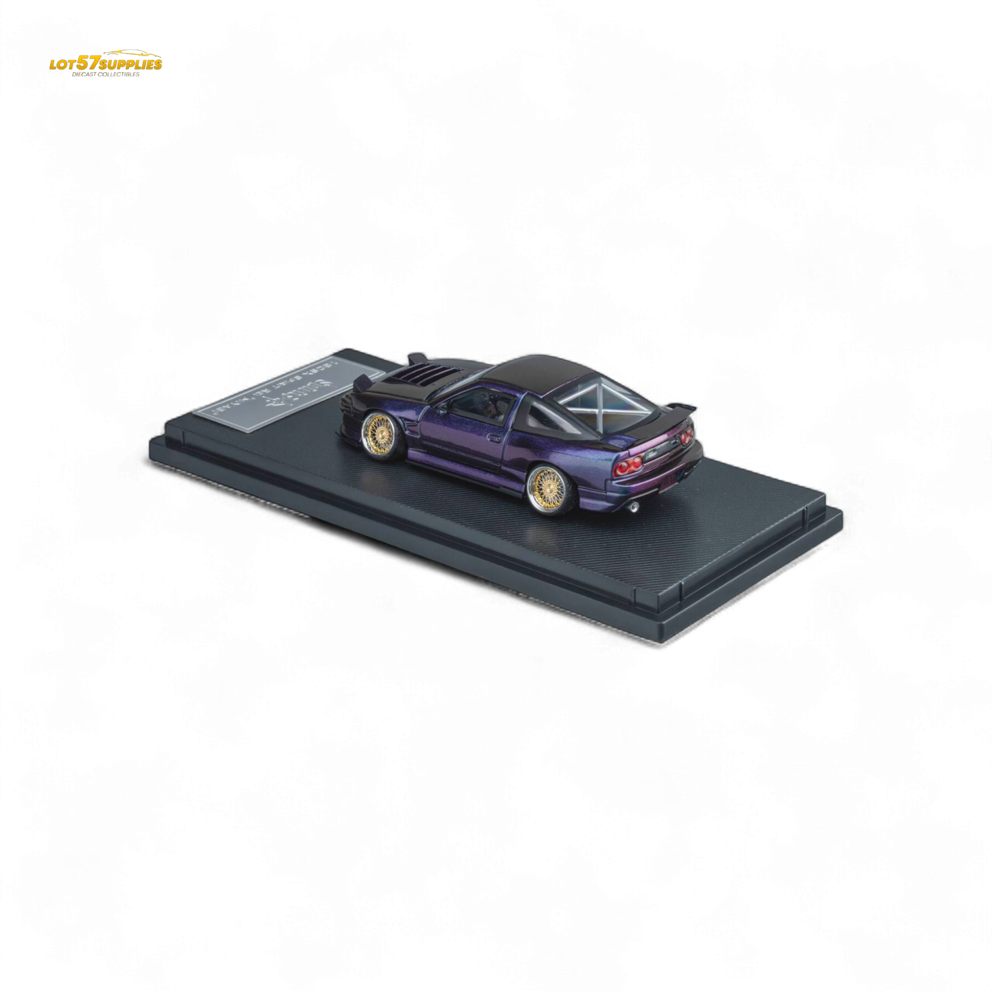 MicroTurbo Custom 180SX Spirit Rei - Purple Chameleon GMHS 2025 Special Edition 1:64