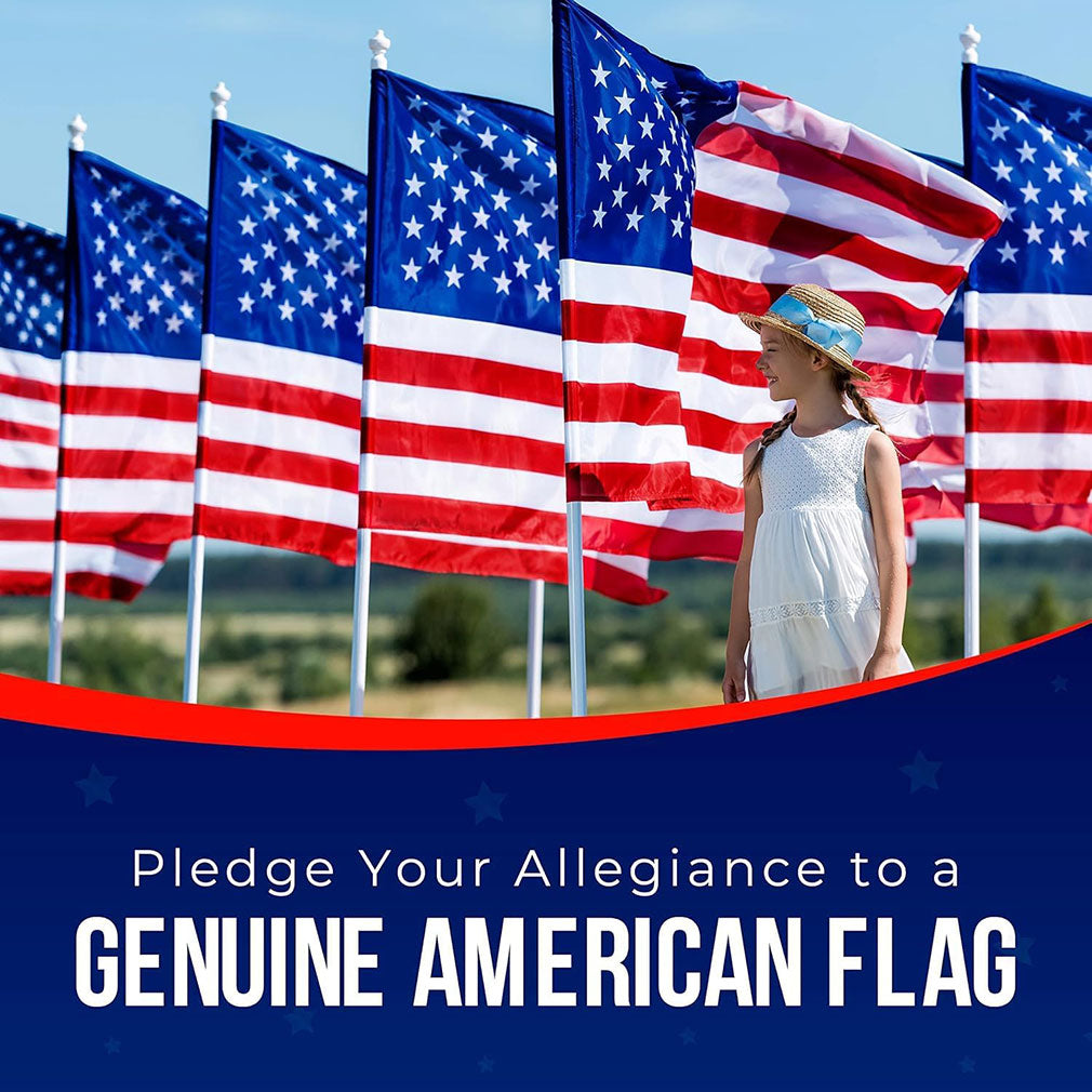 American Flag | American Flags for Outside 3'x5' |100% Made in USA Flag - Premium US Flag 3X5 Heavy Duty Outdoor with Embroidered Stars and Sewn Stripes.