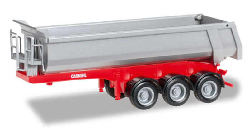 Herpa 076242 1/87 Scale Carnehl 3-Axle Dump Trailer