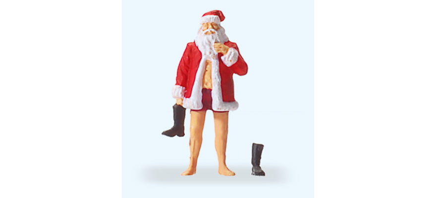 Preiser 29099 HO Santa Claus Getting Dressed Figure