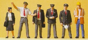 Preiser 10410 HO Scale Railroad Personnel Railway Workers Great