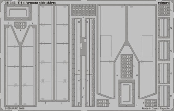 Eduard 36345 1/35 Armor- T14 Armata Side Skirts for TAO