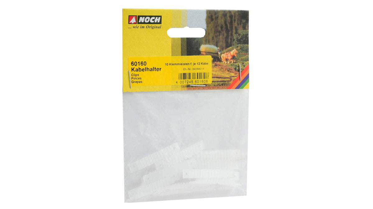 Noch 60160 All Scale Cable Holders / Wire Fasteners, pkg(10)