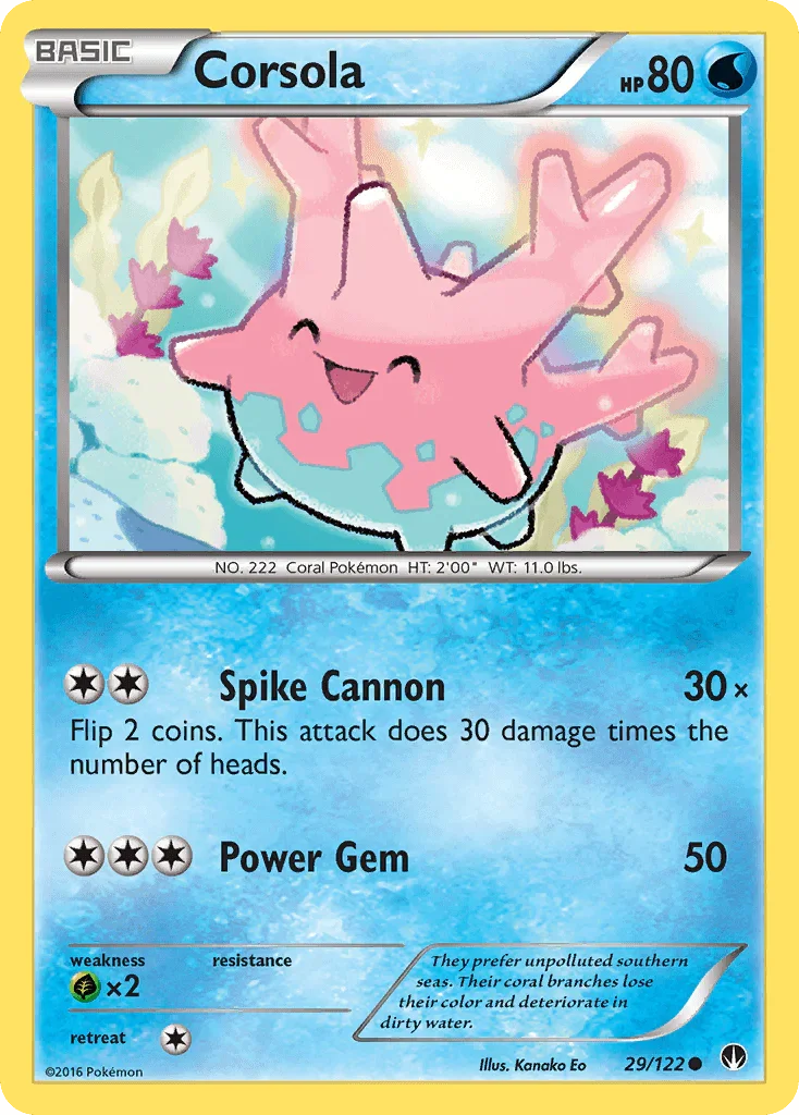 Corsola (29/122) [XY: BREAKpoint]