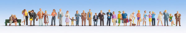 Noch 16043 HO Scale In the City Mega Set -- pkg(30)