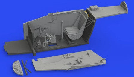 Eduard 648733 1/48 Aircraft- Z526AFS Cockpit for EDU (Photo-Etch & Resin)