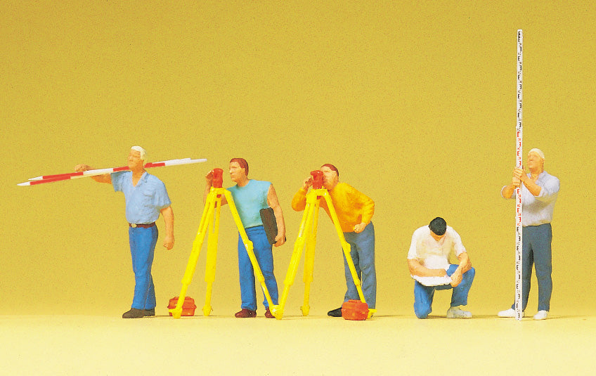 Preiser 10512 HO Scale Surveyors Figure Set