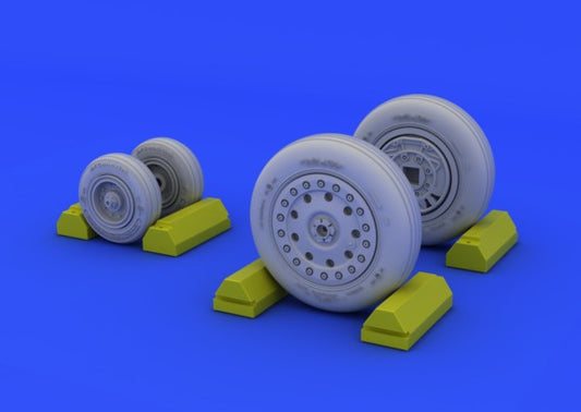 Eduard 648114 1/48 Aircraft- F4B/N Wheels for ACY (Resin)