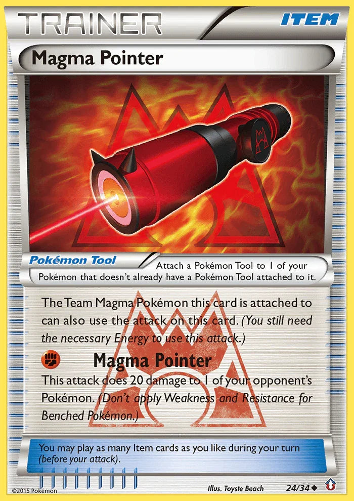 Magma Pointer (24/34) [XY: Double Crisis]
