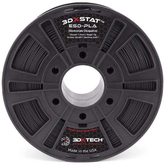 3DXSTAT™ ESD-PLA 1.75mm 3D Printer Filament by 3DXTech Made in USA 750g