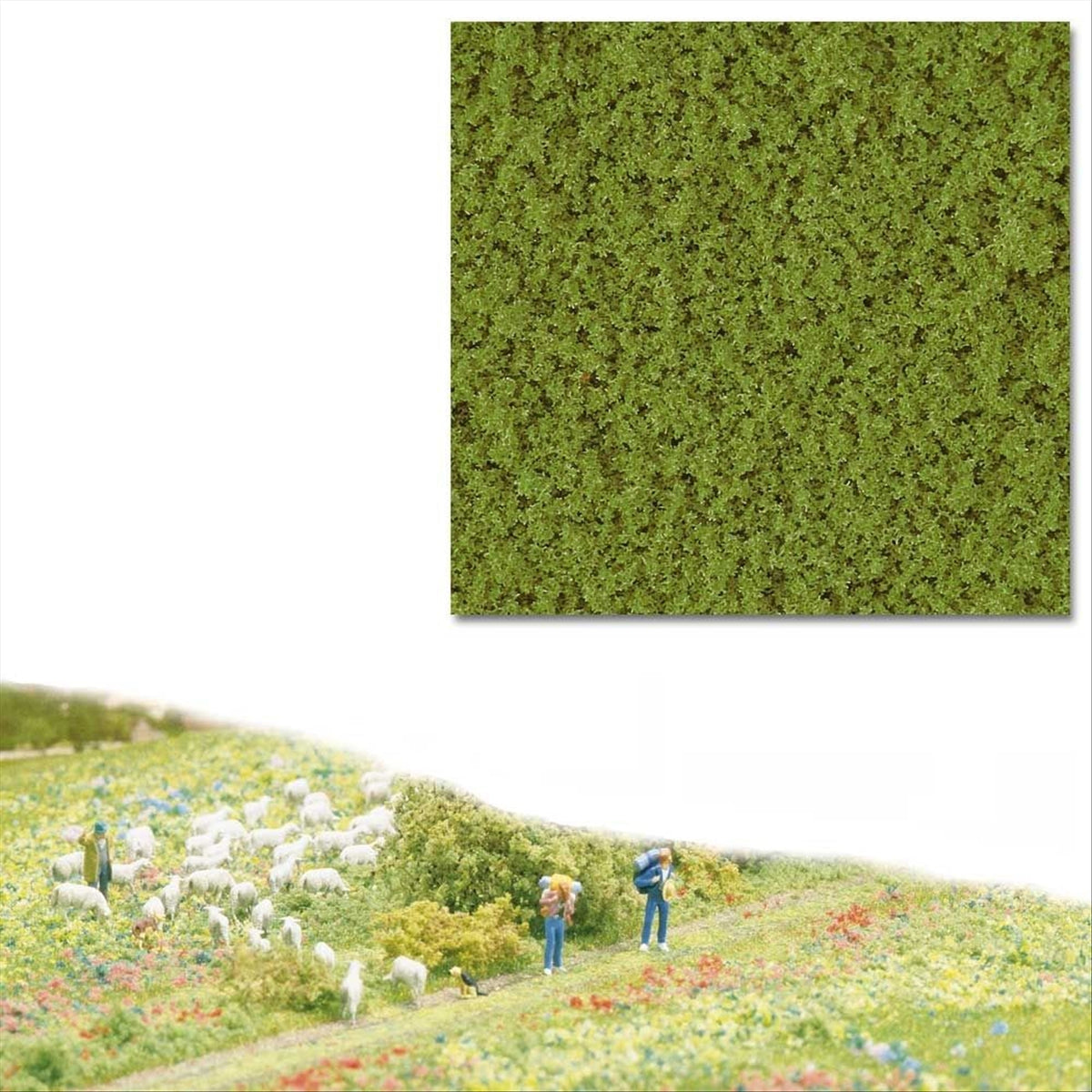 Busch 7331 All Scale Foliage Flocking, Spring Green 500ml