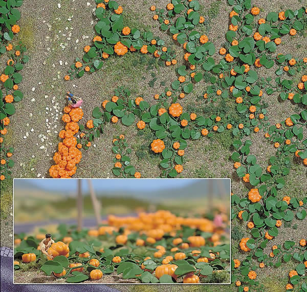 Busch 1201 HO Scale Pumpkin Patch -- Kit