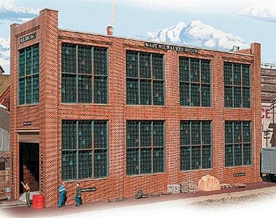 Walthers Cornerstone 3165 HO Shop Building No.1 Background