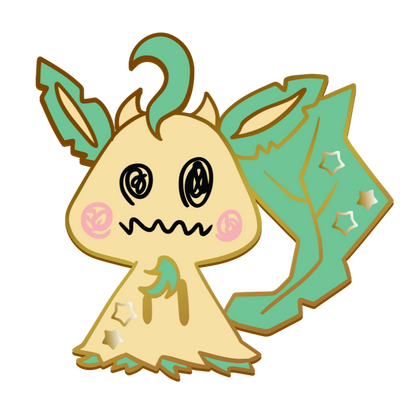 Pokemon: Mimikyu Leafeon Enamel Pin