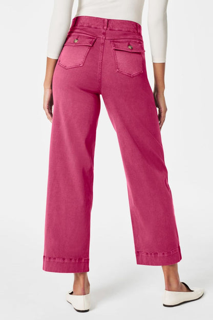 High Waist Jeans with Pockets