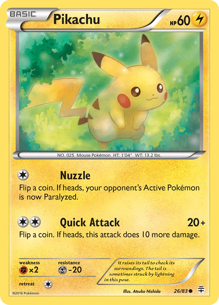 Pikachu (26/83) [XY: Generations]