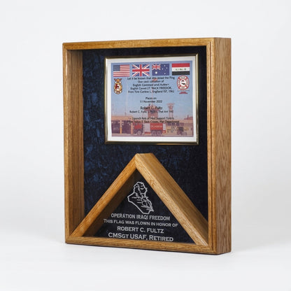Flag case - Shadow Box - Fit 3' x 5' Flag.