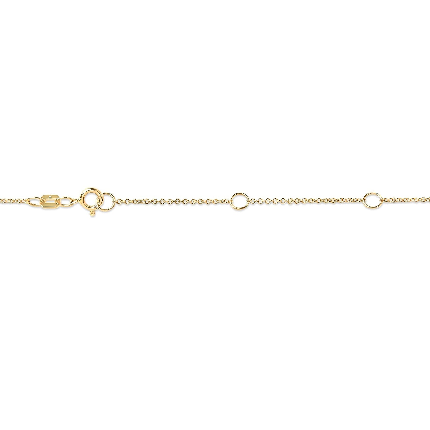 14K Gold Lab Grown Diamond Modern Bezel-Set Solitaire 16"-18" Pendant Necklace (F-G Color, VS2-SI1 Clarity) by Haus of Brilliance