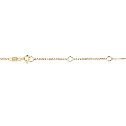 14K Gold Lab Grown Diamond Modern Bezel-Set Solitaire 16"-18" Pendant Necklace (F-G Color, VS2-SI1 Clarity) by Haus of Brilliance