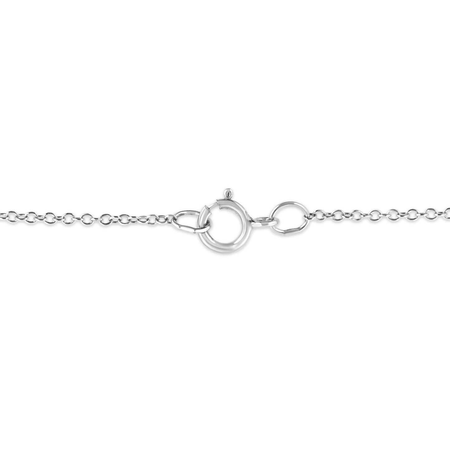 .925 Sterling Silver Prong-Set Diamond Accent Starfish Pendant Necklace (I-J Color, I1-I2 Clarity) - Size 18" by Haus of Brilliance