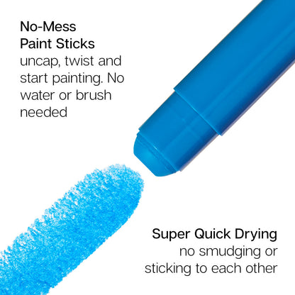 Tempera Paint Sticks, 60 Colors