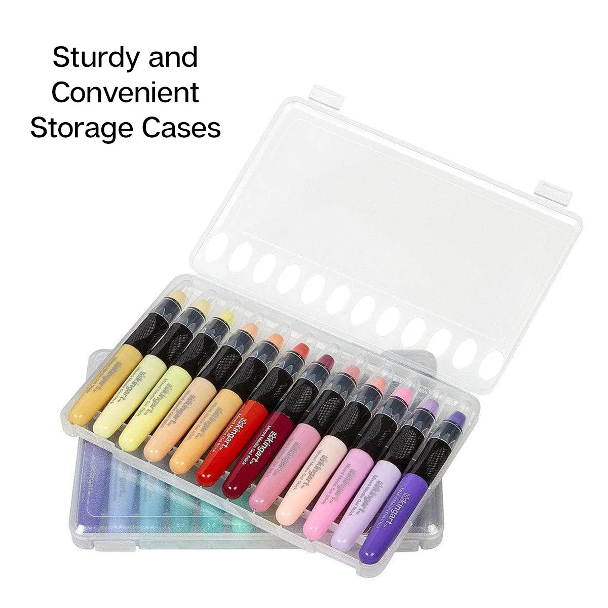 Mixed Media Gel Stick Crayons - 24 Pastel Colors