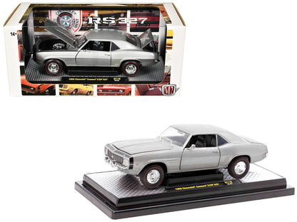 1969 Chevrolet Camaro Z/28 R/S Silver Metallic Limited Edition to 5250 pieces Worldwide 1/24 Diecast Model Car by M2 Machines  free shipping USA