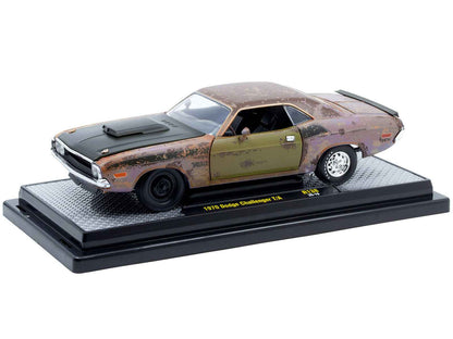 1970 Dodge Challenger T/A Rusted Limited Edition to 4050 pieces Worldwide 1/24 Diecast Model Car by M2 Machines