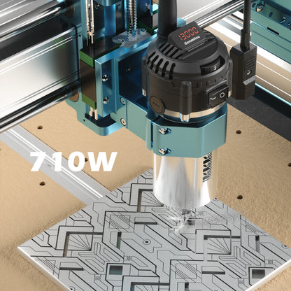 4040-PRO MAX CNC Router Machine, 710W Spindle, Linear Rail, Enhanced XZ Axis, Optional Vectric Bundle