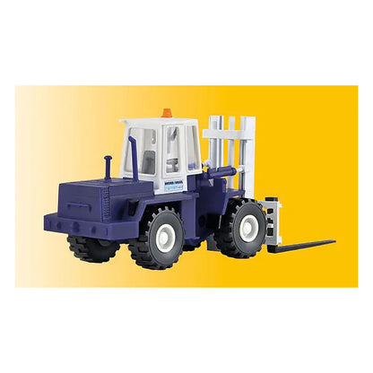 Kibri 13058 HO Scale O&K Compound Forklift - Kit -- Breuer & Wasel (white, blue)