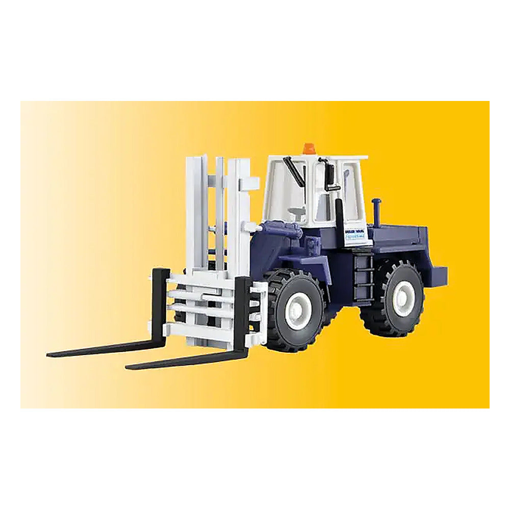 Kibri 13058 HO Scale O&K Compound Forklift - Kit -- Breuer & Wasel (white, blue)