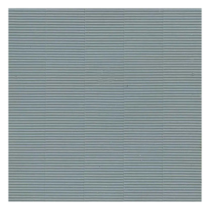 Kibri 34143 HO Scale Roof Sections -- Corrugated Metal (light gray)