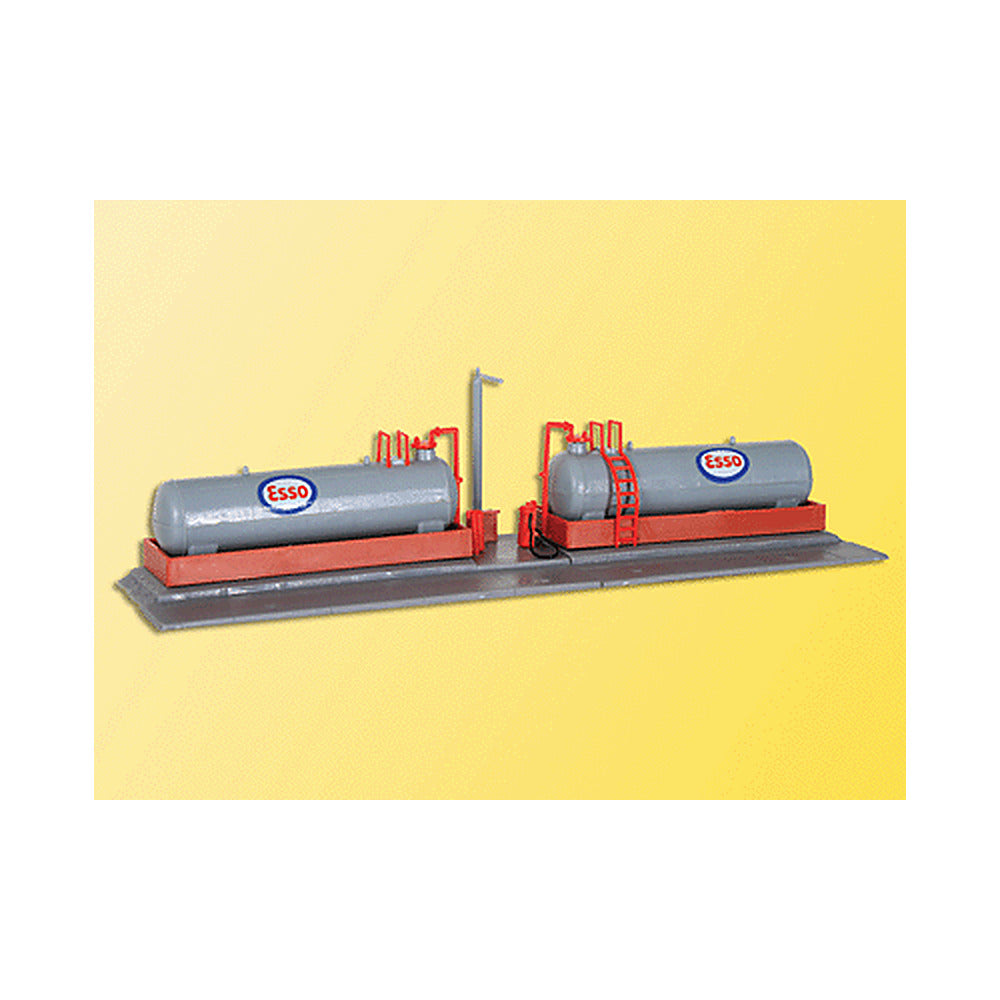 Kibri 37430 N Scale Diesel Oil Station -- 5-1/2 x 1-5/8" 14 x 4cm