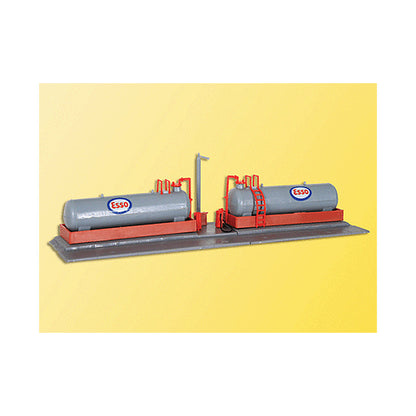 Kibri 37430 N Scale Diesel Oil Station -- 5-1/2 x 1-5/8" 14 x 4cm
