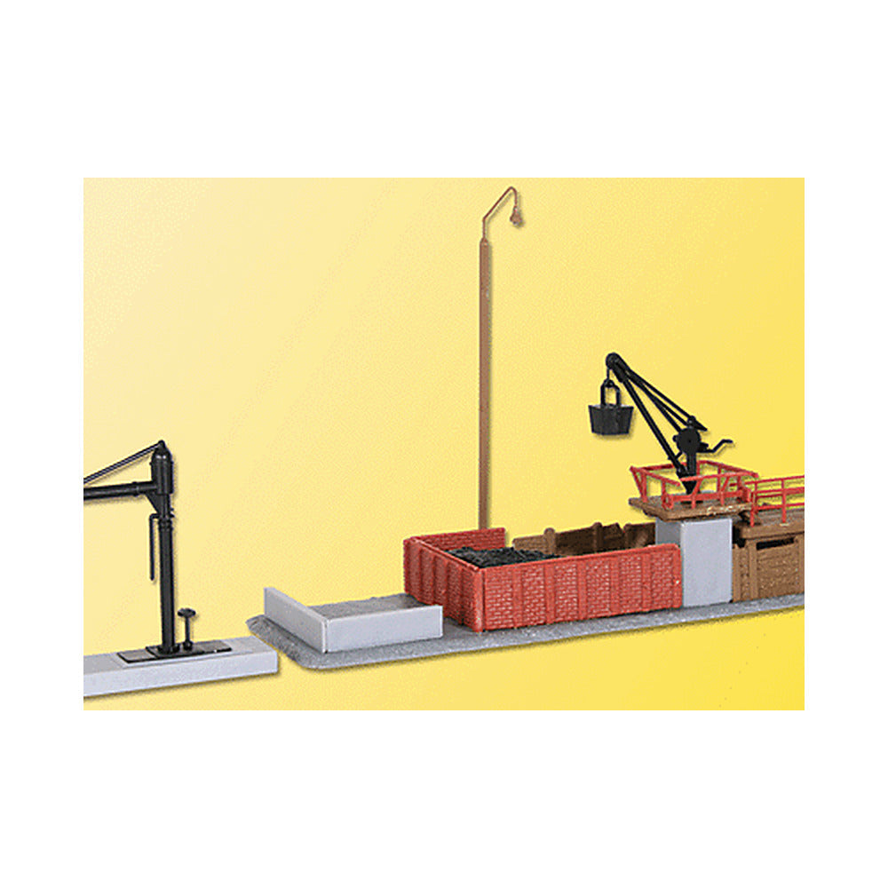 Kibri 37434 N Scale Coaling Point w/Water Tower -- 4-3/4 x 1-5/8" (12 x 4cm); 1-3/4 x 3/8" (4.5 x 1cm)