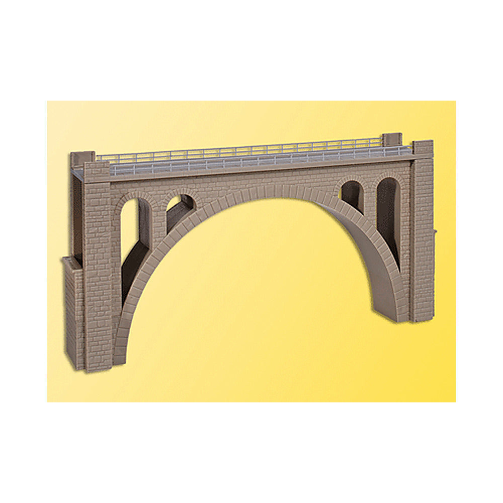 Kibri 37666 N Scale Stone Arch Viaduct Bridge -- 8-3/8 x 1-1/2"  20.9 x 3.8cm