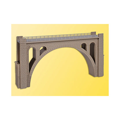 Kibri 37666 N Scale Stone Arch Viaduct Bridge -- 8-3/8 x 1-1/2"  20.9 x 3.8cm