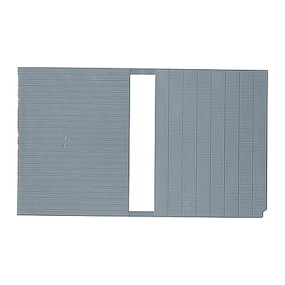 Kibri 37972 N Scale Plastic Sheet -- Corrugated & Tin Roofing