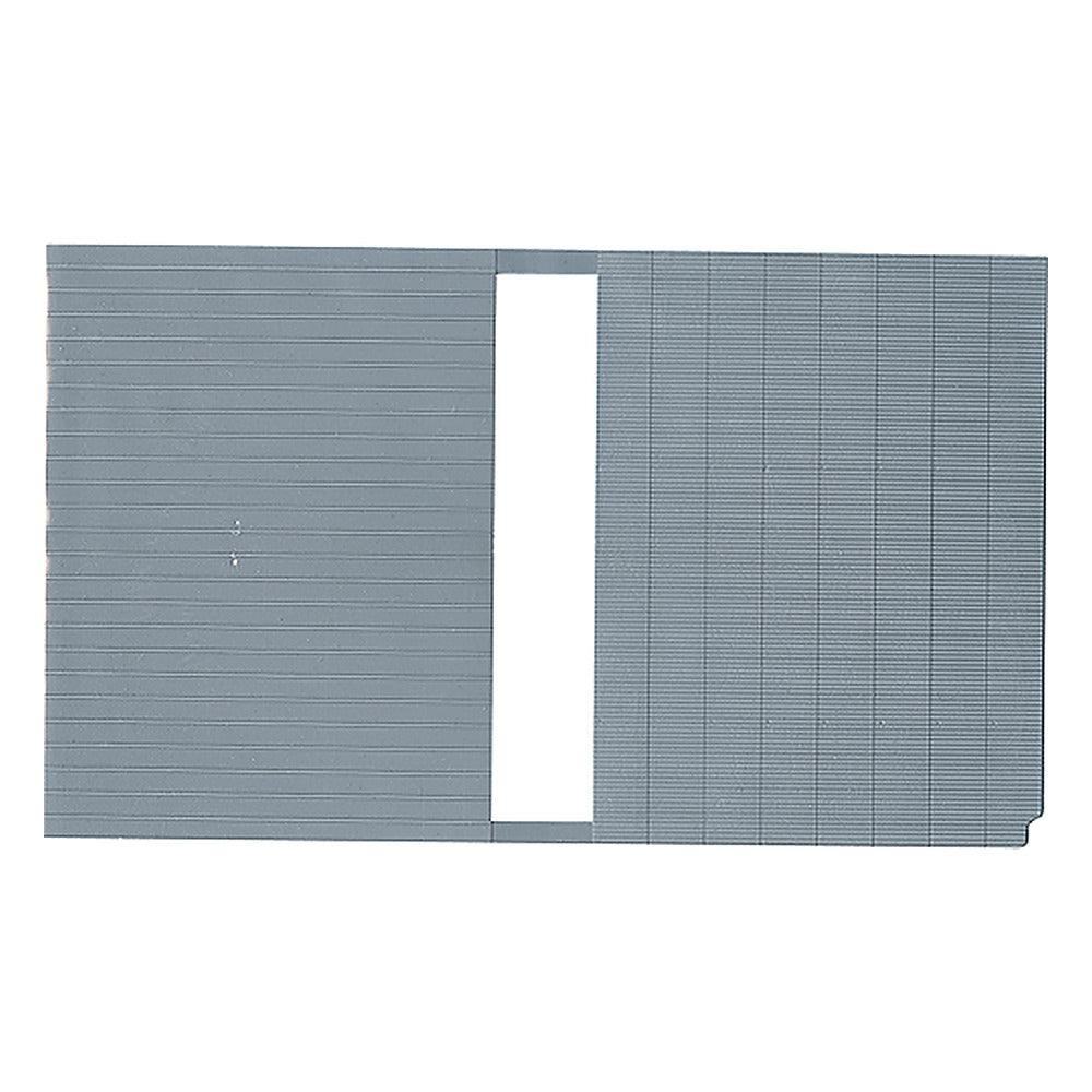 Kibri 37972 N Scale Plastic Sheet -- Corrugated & Tin Roofing