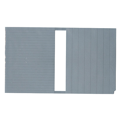Kibri 37972 N Scale Plastic Sheet -- Corrugated & Tin Roofing