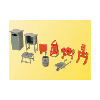 Kibri 38140 HO Scale Roadworks Accessories